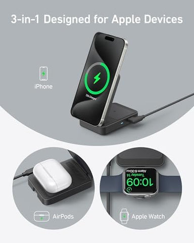 Anker MagGo 3-in-1 Wireless Charging Station