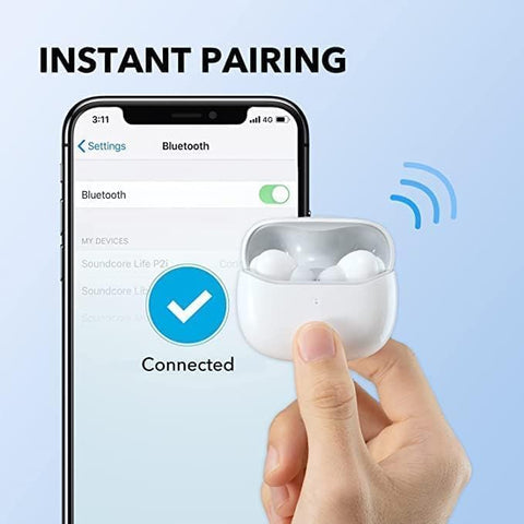Soundcore by Anker Life P2i TWS, AI-Enhanced Calls, 2 EQ Modes, 28H Playtime with Fast Charging, Bluetooth 5.2, Easy-Pairing, Button Control+18 Months Local warranty, Wireless