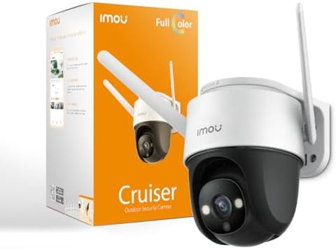 Imou DAHUA CRUISER IPCS42FP IP security camera Outdoor WiFi 4Mpx H.265 White Black