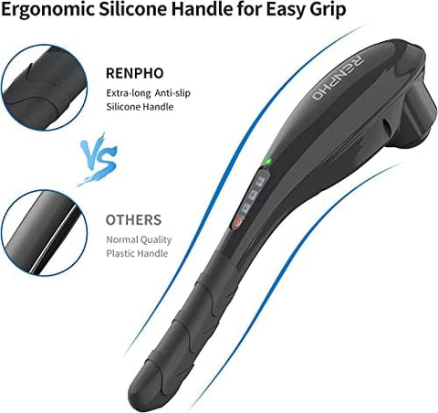 RENPHO Rechargeable Hand Held Deep Tissue Massager for Muscles, Back, FSA HSA Eligible Cordless Electric Percussion Body Massage for Foot, Neck, Shoulder, Leg, Calf Mothers Day Gifts for Mom