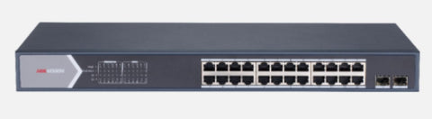 Hikvision 24 Port Gigabit Unmanaged POE Switch DS-3E1526P-SI