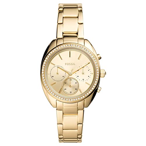 FOSSIL WOMENS VALE STAINLESS STEEL WATCH - BQ3658