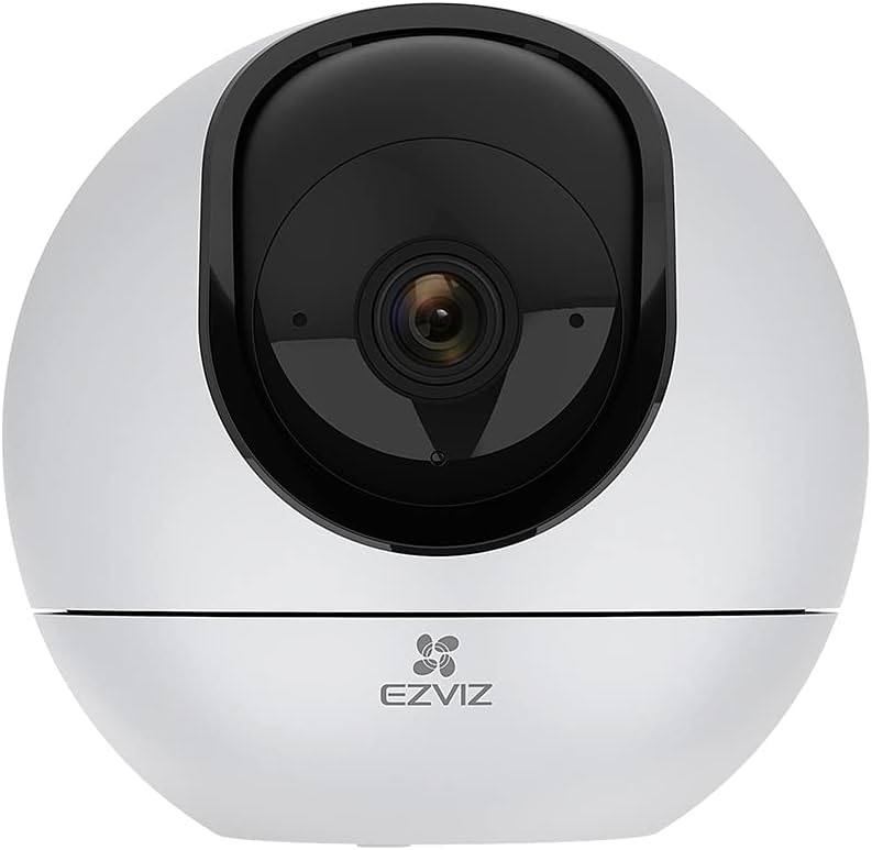 EZVIZ C6 Security WiFi Camera, 2K+ Indoor Home camera with AI Powered Human & Pet & Sound Detection, Night Vision, Auto-Zoom Tracking, Two Way Audio & Calling, 2.4G/5G WiFi, SD Card/Cloud Storage