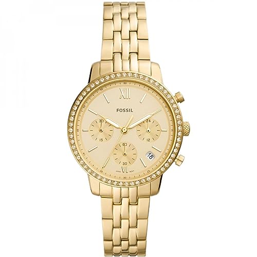 Fossil Neutra Chronograph Gold-Tone Stainless Steel Watch - ES5219