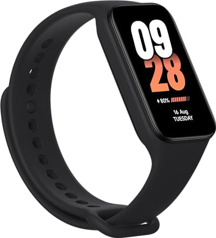 Xiaomi Smart Band 8 Active Black| Vibrant 1.47" TFT Display | 9.99mm ultra-slim Body, 5ATM Water Resistant, 14 Days Battery Life, GPS, 100+ Workout Mode,Full Scale Fitness Tracking