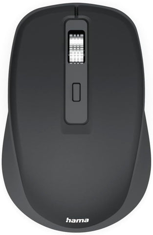 Hama Wireless Bluetooth Wireless Mouse Multi Device 7 Buttons AI Assistant | Bluetooth mouse, black, without clicking noise, 800/1200/1600 dpi, ideal as a computer mouse and laptop mouse