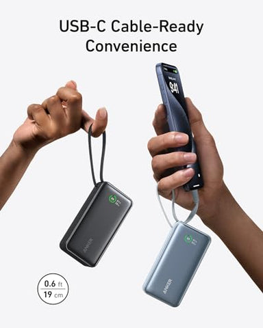 Anker 30W PD 10000mAh Power Bank with Built-in Cable