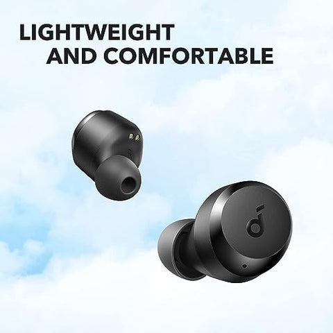 Soundcore by Anker A20i True Wireless Earbuds, Bluetooth 5.3, App, Customized Sound, 28H Long Playtime, 2 Mics for AI Clear Calls, Single Earbud Mode, Black, 18 Months Local Warranty