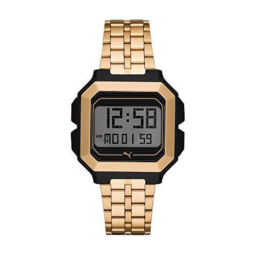 Puma Women's Digital Quartz Watch with Stainless Steel Strap 4013496596823