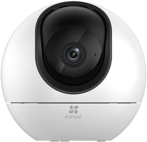 EZVIZ H6 5MP 3K Smart Home Security Wi-Fi Camera, 360掳 Pan/Tilt Indoor IP Camera, Hand Recognition & Control, Connect with Two-Way Talk, Auto-Zoom Tracking, Night Vision (10m), White