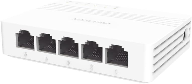 Hikvision Gigabit Ethernet PoE 5 Pork Desktop Switch Surveillance PoE Switch, DS-3E0505D-E