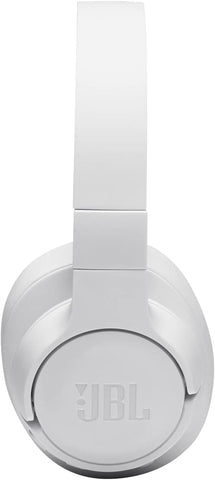 JBL Tune 720BT Wireless Over-Ear Headphones, Pure Bass Sound, Bluetooth 5.3, 76H Battery, Hands-Free Call, Multi-Point Connection, Foldable, Detachable Audio Cable - White, JBLT720BTWHT