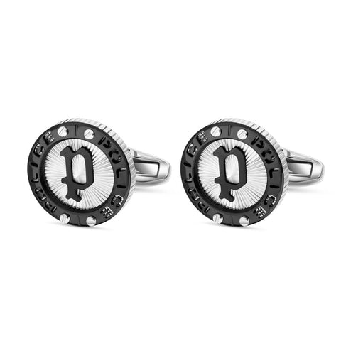 Police Stainless Steel Cufflinks for Men