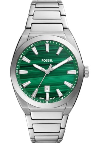 Fossil Men's Analog Quartz Watch with Stainless Steel Strap FS6056