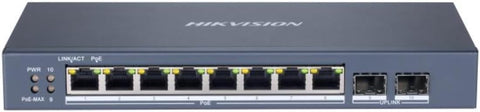 Hikvision Digital Technology DS-3E1510P-SI network switch Managed L2 Gigabit Ethernet (10/100/1000) Power over Ethernet (PoE) Black