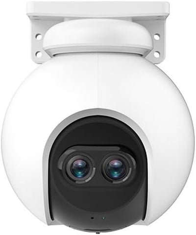 EZVIZ C8PF Full HD WiFi Surveillance Camera with Dual Lenses and Pan and Tilt Function - 360° Coverage, MicroSD Card Slot, Smart Night Vision, Black, (CS-C8PF-A0-6E22WFR)