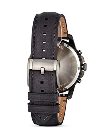 Fossil Men's Grant 44mm Brown Calfskin Band Steel Case Quartz Watch