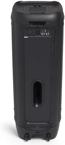 JBL Partybox Ultimate Massive party speaker with powerful sound, multi-dimensional lightshow, and splashproof design.