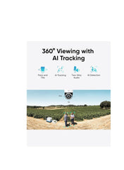 eufy eufy Security 4G LTE Cam S330 with Wi-Fi, 4K UHD Pan Tilt, Wireless, Solar Powered with Solar Panel, AI Human/Vehicle Tracking, with SIM Card | Best Price UAE | Dubai, Abu Dhabi