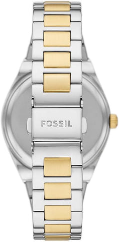 Fossil Women's Scarlette Three-Hand Date Watch Stainless Steel Watch 38 mm Case Size