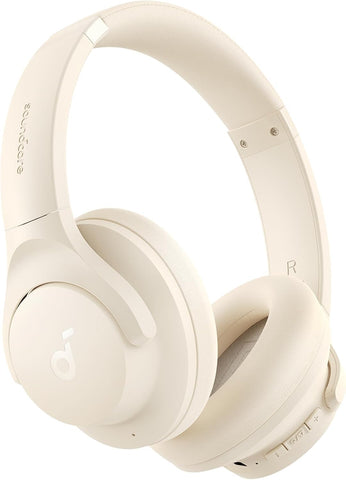 Soundcore by Anker Q20i Hybrid Active Noise Cancelling Headphones, Wireless Over-Ear Bluetooth, 45H Long ANC Playtime, Hi-Res Audio, Big Bass, Customize via an App, Transparency Mode
