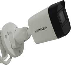 Hikvision Analog Camera 2MP Bullet Network, 1080P, 2.8mm Lens, White - DS-2CD1021G0-I