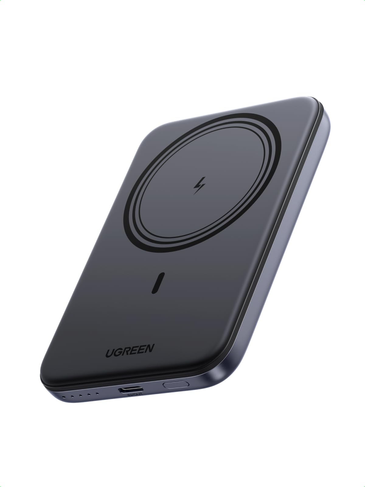 UGREEN Magsafe Power Bank 5000mAh Ultra-Mini Wireless Power Bank PD 15W | Ultra-Slim, skin-friendly, ergonomic design, flight-safe, PD 15W Wired Charging, Qi 7.5W Magnetic for iPhone 17/16/15/14/13