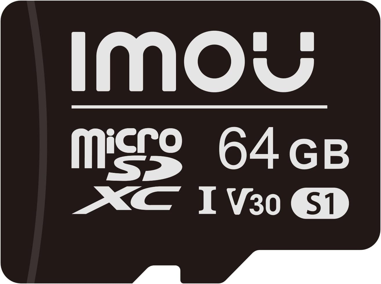 Imou Fast microSDXC Memory Card Full HD up to 95/25MB/s UHS-I SD Adapter for Smartphone, Tablet, Action Camera, Drone and Laptop 64GB