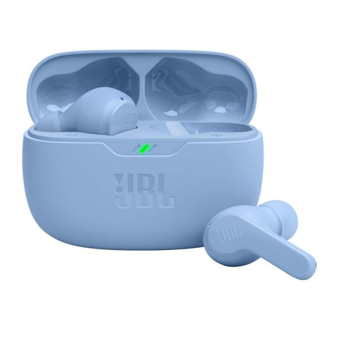 JBL Wave Beam 2 Adaptive Noise Cancelling with Smart Ambient True Wireless Earbuds, Deep Bass, Comfort Fit, 40H Battery, Hands-Free + VoiceAware, Water and Dust Resistant - JBLWBEAM2BLU, Blue