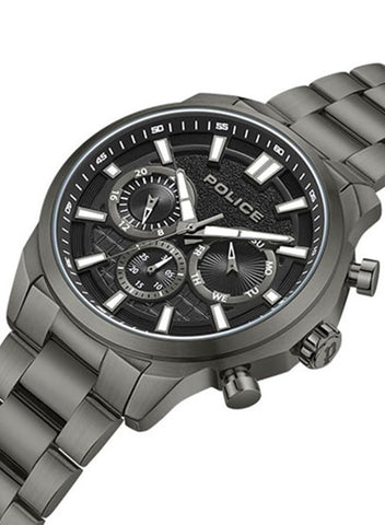 Police Rangy Gents Chronograph Watch Stainless Steel Bracelet