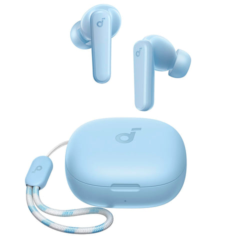 soundcore Anker P20i Bluetooth Earphones, 10mm Drivers with Big Bass True Wireless Earbuds, Bluetooth 5.3, 30H Playtime, IPX5, 2 Mics for AI Clear Calls, 22 Preset EQs, Customization via App (White)