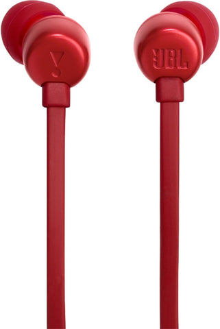 JBL Tune 110 JBLT110RED Wired In-Ear Headphones with Mic, Red