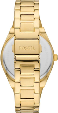 Fossil Scarlette Three-Hand Date Gold-Tone Stainless Steel Watch - ES5299