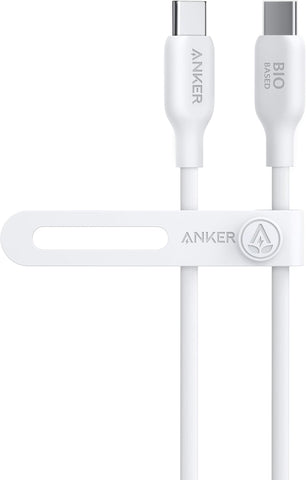 Anker USB C to USB C Cable (240W 3ft), USB 2.0 Bio-Based Charging Cable for iPhone 16/15 Series, MacBook Pro/Air, iPad, Samsung S24/S23, Huawei, Xiaomi, Redmi, Vivo, Oppo and More