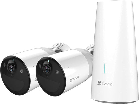 EZVIZ BC1 WiFi Outdoor Camera,1080p security camera CCTV with 365 Days Battery Life, Color Night Vision, PIR Motion, smart Human Detection, Two Way Audio, works with Alexa & Google assistant (BC1-B2)