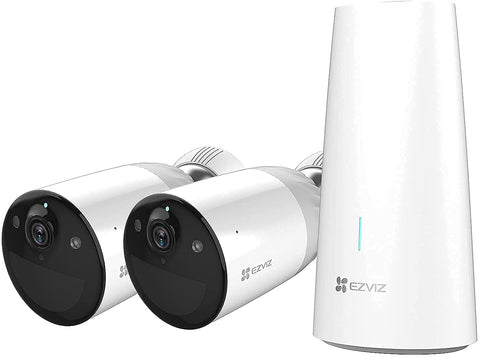 EZVIZ BC1 WiFi Outdoor Camera,1080p security camera CCTV with 365 Days Battery Life, Color Night Vision, PIR Motion, smart Human Detection, Two Way Audio, works with Alexa & Google assistant (BC1-B1)
