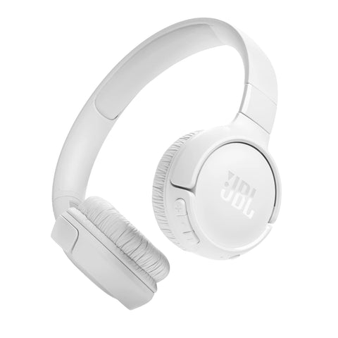 JBL Tune 520BT Wireless On-Ear Headphones, Pure Bass Sound, 57H Battery with Speed Charge, Hands-Free Call + Voice Aware, Multi-Point Connection, Lightweight and Foldable - Black, JBLT520BTBLKEU