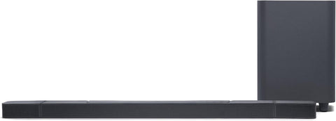 JBL Bar 1000 7.1.4 Channel Soundbar with Detachable Speakers, Dolby Atmos Surround, DTS:X + MultiBeam, PureVoice Tech, 880W Output, Built-In WiFi, Voice Assistant, 3D Sound - Black, JBLBAR1000PROBLKUK