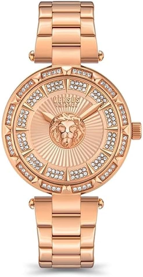 Versus Sertien Collection Ladies Watch 36 Mm With Rose Gold-Tone Dial And Rose Gold Tone Bracelet