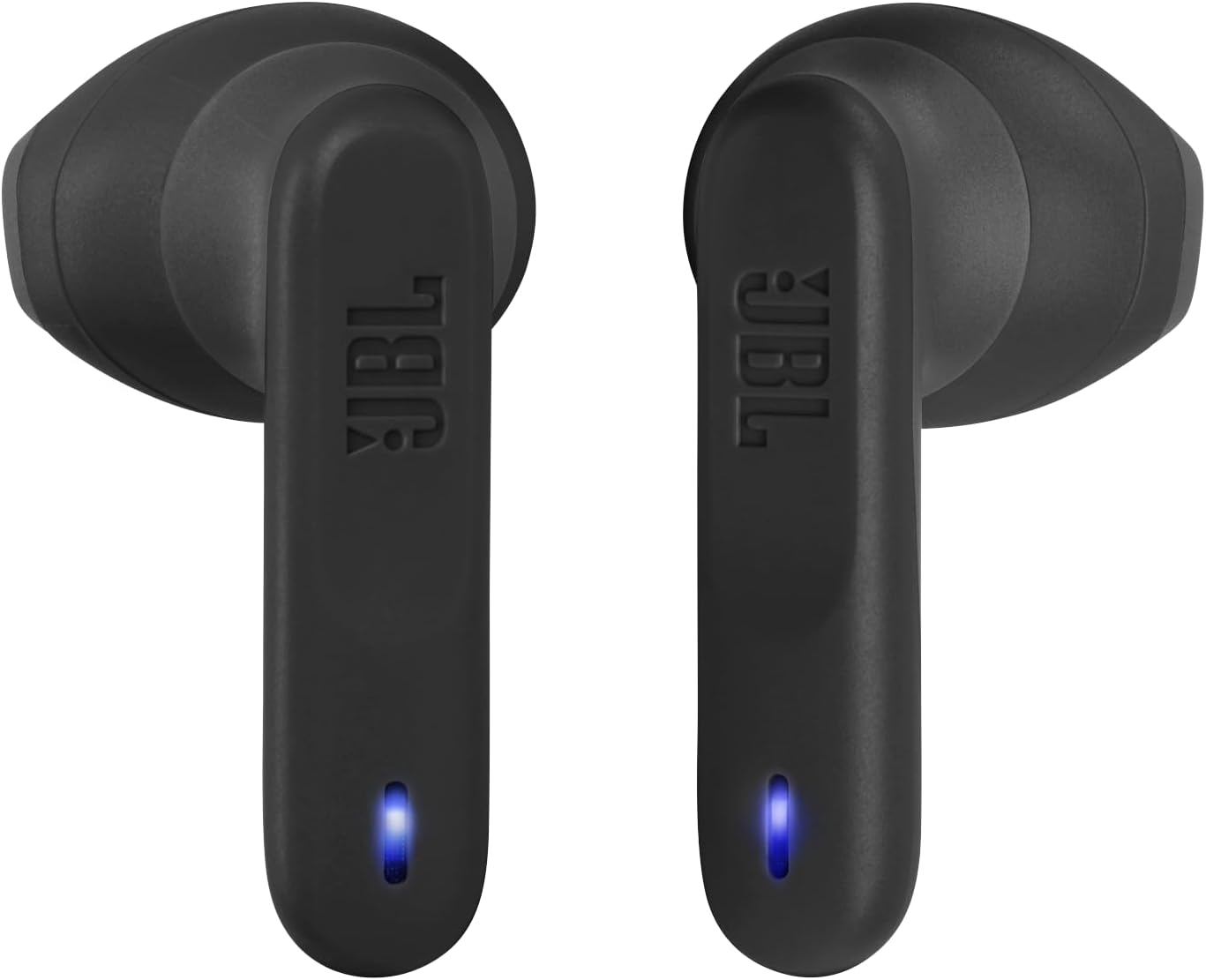 JBL Wave Flex True Wireless Earbuds, Deep Base Sound, Comfortable Fit, 32H Battery, Smart Ambient + Talkthru, Hands-Free Call, VoiceAware, Water and Dust Resistant - Black, JBLWFLEXBLK, Standard