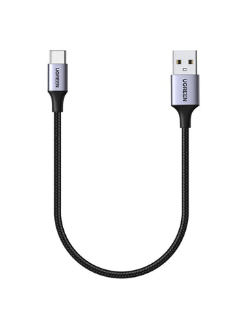 UGREEN Type C Cable 1M，Braided 18W USB A to USB C Fast Charging Cable | fast charge for usb-c devices,240Mbps fast data sync,Certified safe battery protection,Premium nylon braided