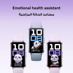 HUAWEI Band 10 Smart Watch, Metallic Design and Comfortable Wearing, Pro-level Sleep Analysis, Emotional Health Aid, 100 Workout Modes, Robust Battery Life, IOS and Android, Pink
