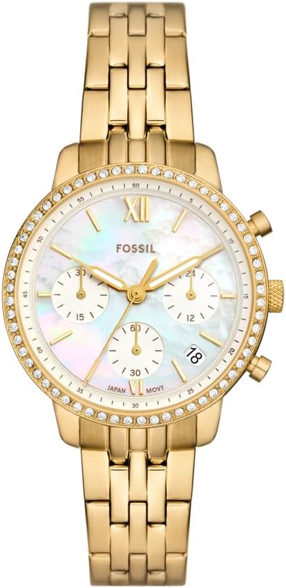 Fossil Women's Analog Quartz Watch with Stainless Steel Strap ES5358