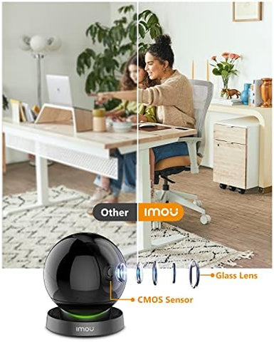 Imou Indoor Wi-Fi Home Security Camera 1080P Hd, Intelligent Surveillance With Ai Human Detection, Abnormal Sound Detection , Free Trial Cloud, Night Vision