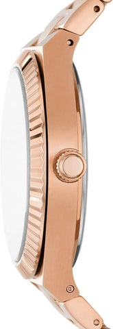 Fossil Scarlette Three-Hand Rose Gold-Tone Stainless Steel Watch - ES5277