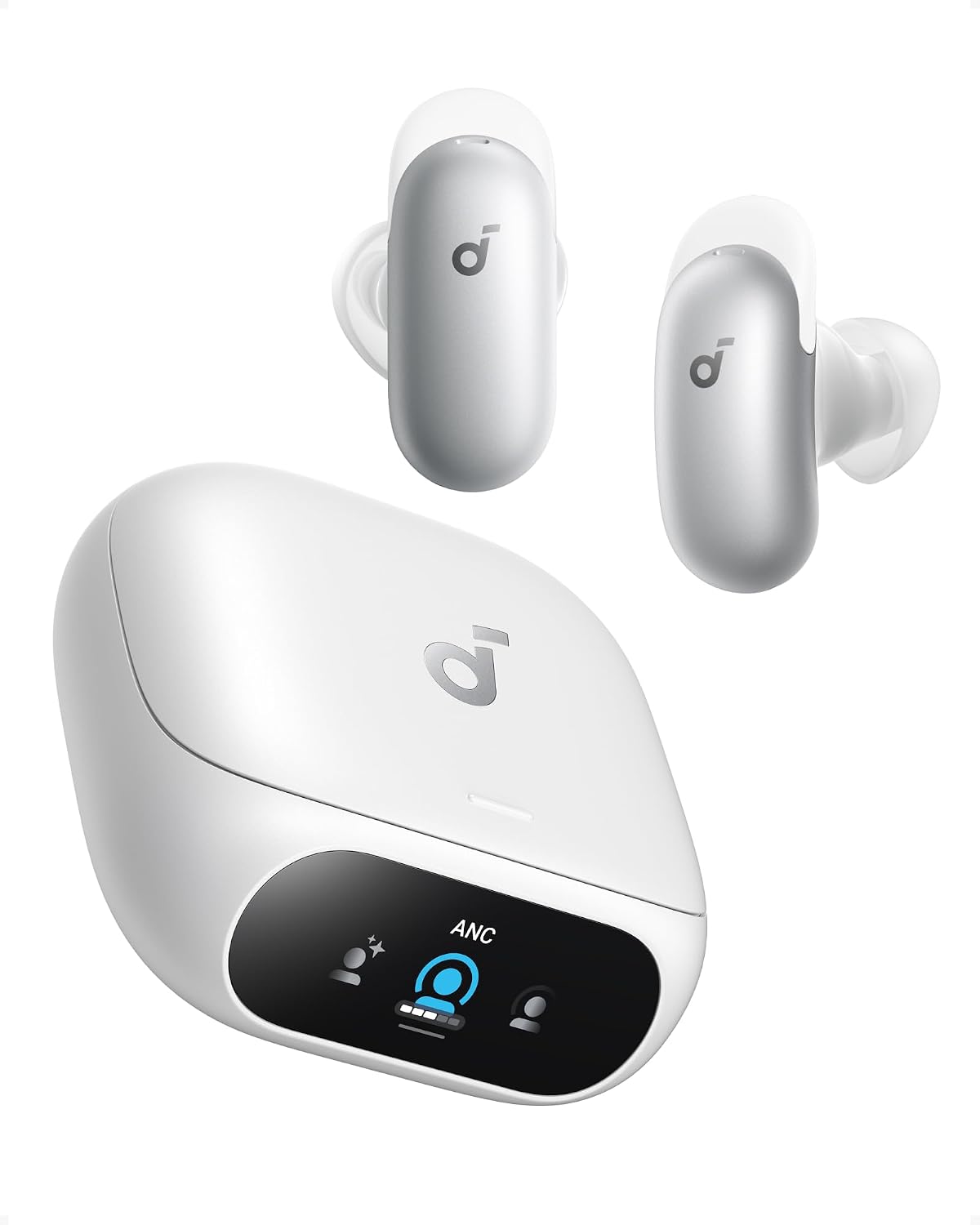soundcore Liberty 5 Pro by Anker, Guinness World Records-Certified Call Quality, ANKER Thus™ AI Chip, Active Noise Cancelling Wireless Earbuds, Crystal-Clear Calls for Noisy Environments