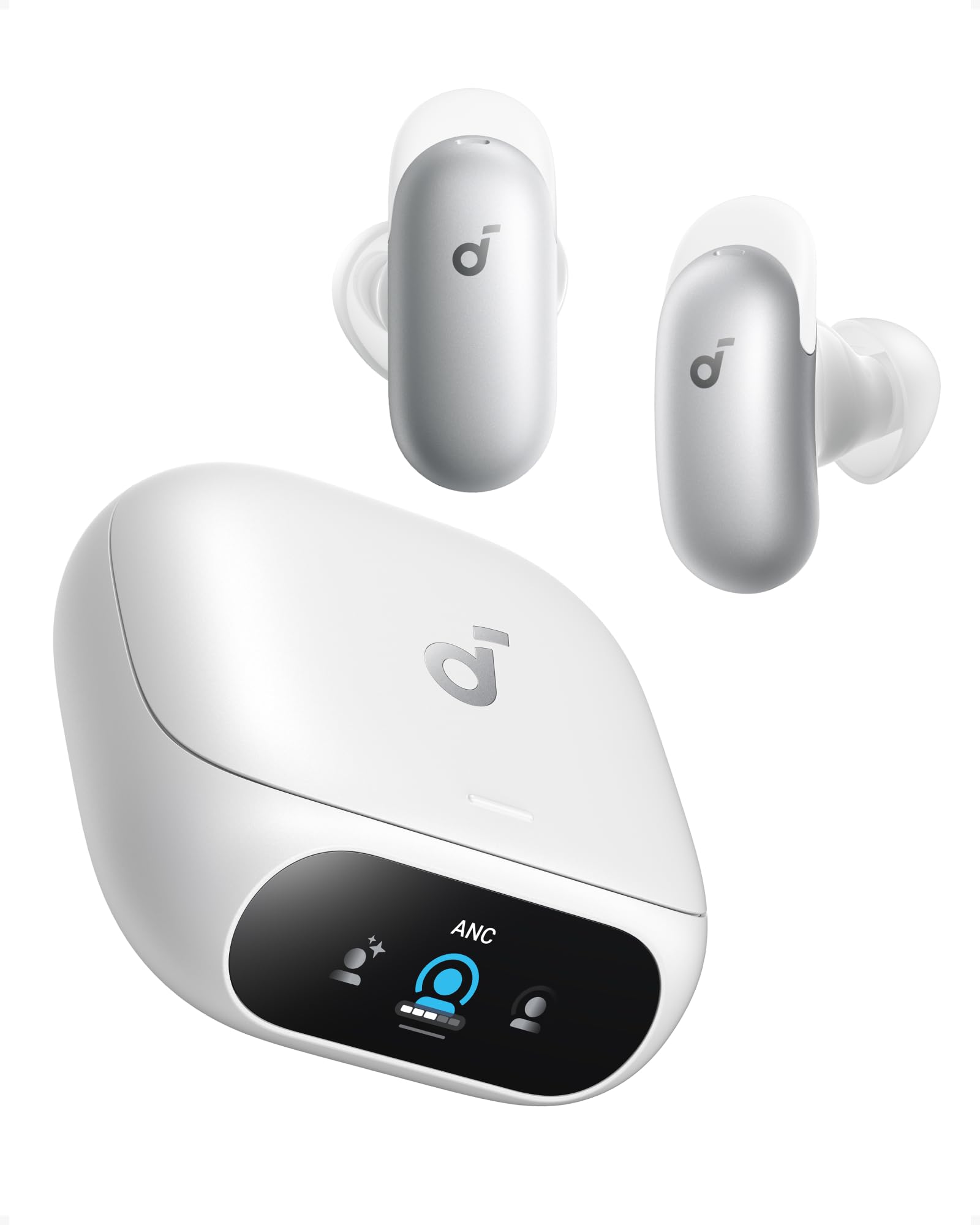 soundcore Anker Liberty 5 Pro Max Wireless Earbuds, AI Note-Taker(120 Free Mins/Mo, Membership for More) for in-Person Meetings, Whisper-Clear Calls, ANC, Smart Case, 5 Mins Charge = 4 Hrs Playtime
