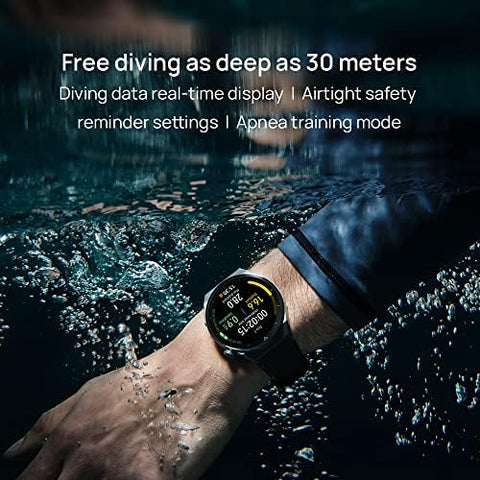 HUAWEI WATCH GT 3 Pro Smartwatch - Fitness Tracker and Health Monitor with Heart Rate, ECG & Blood Oxygen Monitoring - Long Lasting Battery Up to 2 Weeks - Sapphire Watch Dial - Bluetooth - 46" Black