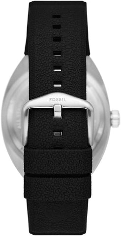 Fossil Breaker Three-Hand Date Black Silicone Watch - FS6062