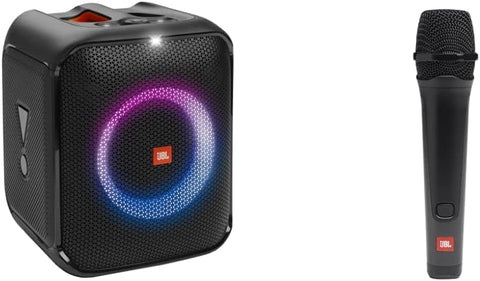 JBL Partybox Ultimate Massive party speaker with powerful sound, multi-dimensional lightshow, and splashproof design.